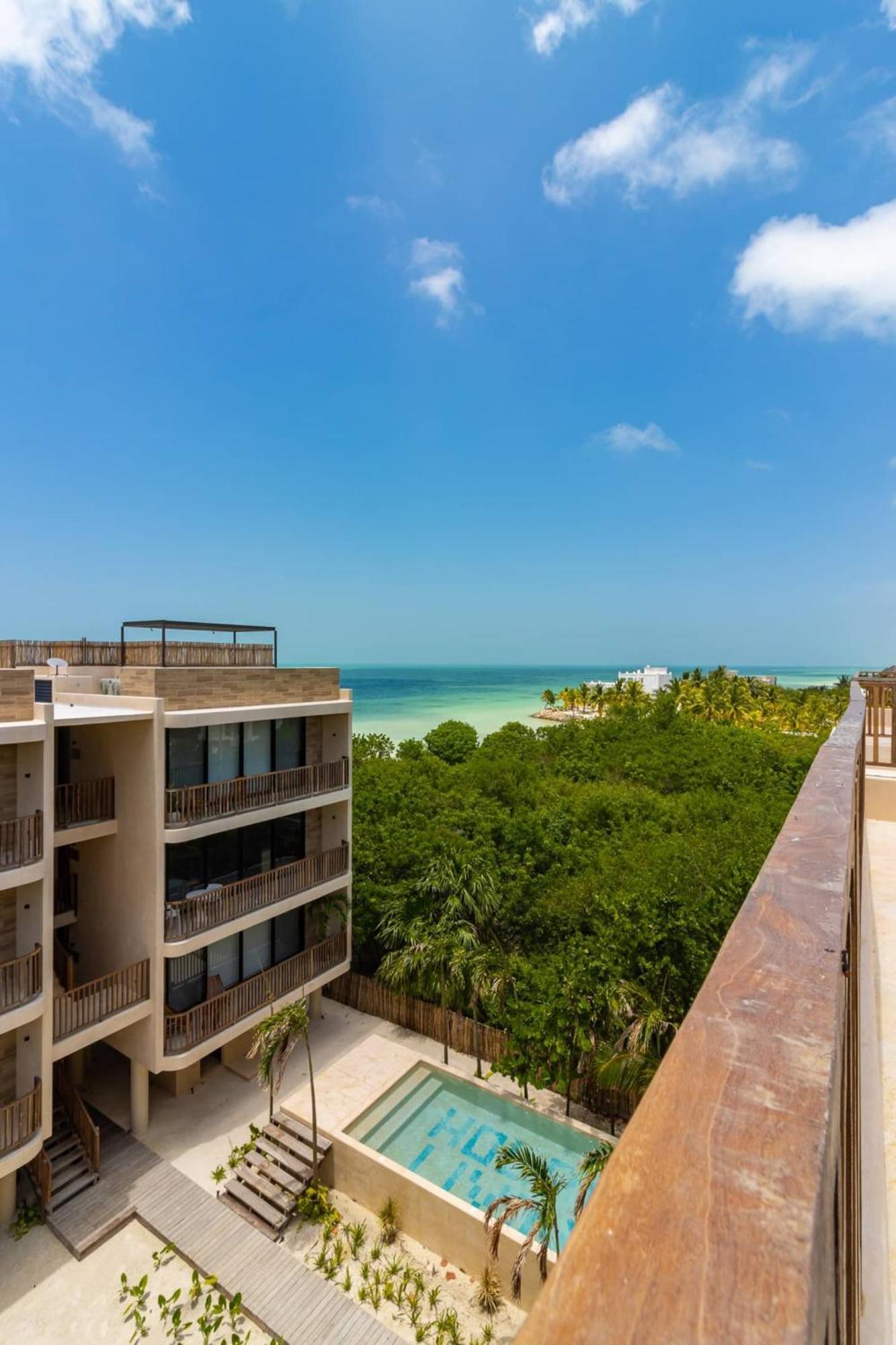 Penthouse Con Alberca Privada Y Hermosas Vistas Al Mar - A301 Остров Холбокс Экстерьер фото